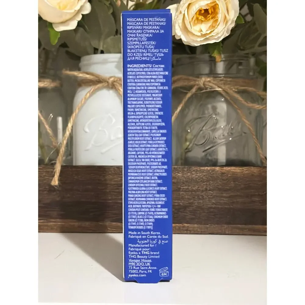 Eyeko London Lash Alert Mascara Blue Travel Size New in Box